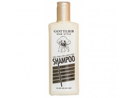 Gottlieb Pudel šampon 300ml pro bílé pudly s makadam. olejem