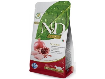 n d prime cat adult chicken pomegranate 300g