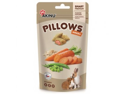 Pillows polštářky s mrkvípro hlodavce 40g