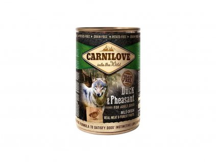 carnilove wm konz duck pheasant grain free 400 g