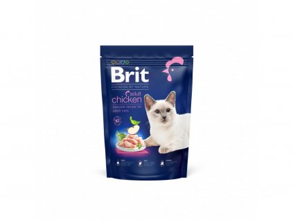 brit premium by nature cat adult chicken 800 g