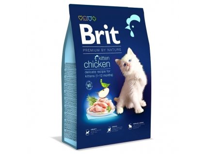 Brit Premium Cat by Nature Kitten Chicken 8 kg