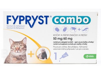 FYPRYST combo 1x0.5 ml spot-on pro kočky a fretky - EXP 09/21