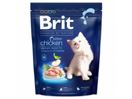 brit premium by nature cat kitten chicken 300g