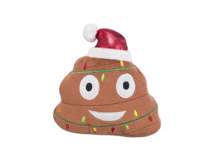 Xmas EMOTICON, vánoční plyšová hračka se zvukem, 17 cm