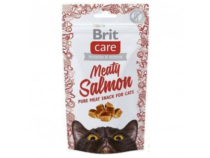 brit care cat snack meaty salmon 50g