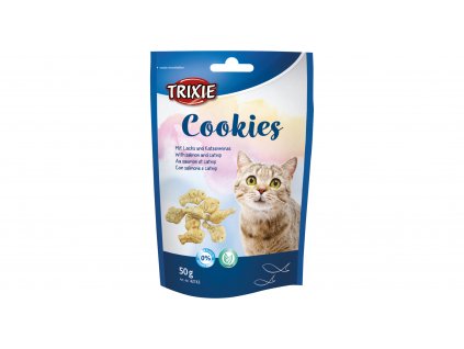 COOKIES s lososem a catnipem 50 g