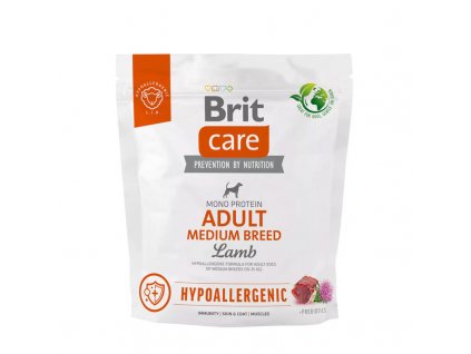 Brit Care Dog Hypoallergenic Adult Medium Breed 1kg