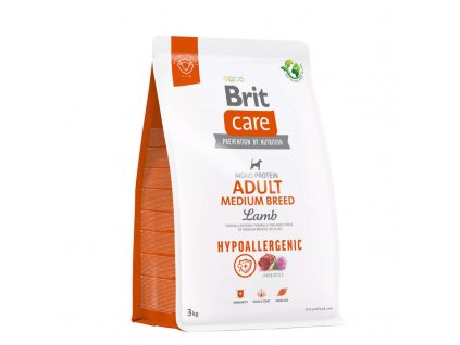 Brit Care Dog Hypoallergenic Adult Medium Breed 3kg