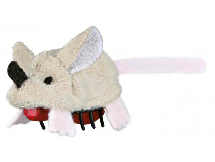 Plyšová běhací myš na baterie 5,5 cm