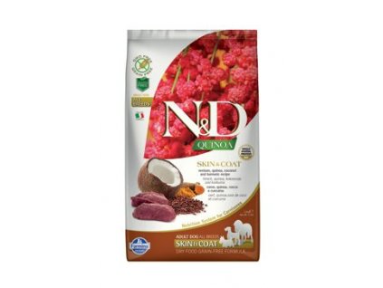 N&D Quinoa DOG Skin & Coat Venison & Coconut 2,5g