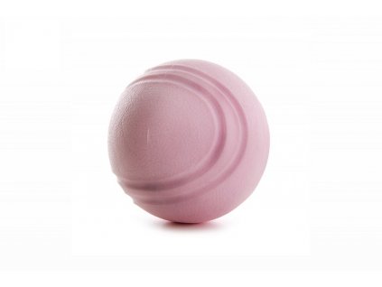 míček z termoplastické pryže a EVA pěny, 6 cm, růžový