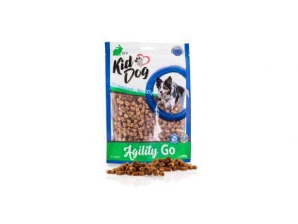 KIDDOG AGILITY GO mini kousky s králíkem 250 g