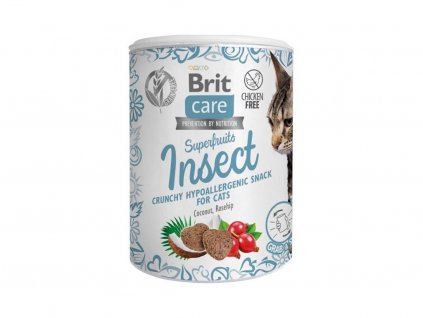 Brit Care Cat Snack Superfruits Insect 100g