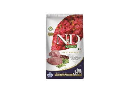 N&D Quinoa DOG Weight Management Lamb & Broccoli 2,5kg