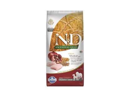 N&D Low Grain Chicken & Pomegranate Light M