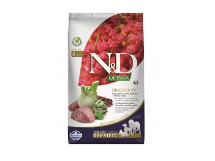 N&D Quinoa DOG Digestion Lamb & Fennel 2,5kg