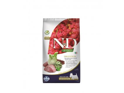 N&D Quinoa DOG Digestion Lamb & Fennel Mini 2,5kg