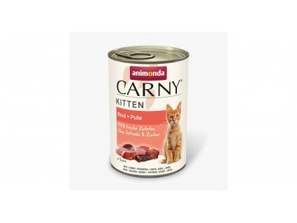 ANIMONDA konzerva CARNY Kitten hovězí + krůta 400g
