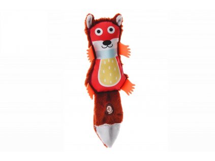 Liška, pískací hračka, 32 cm