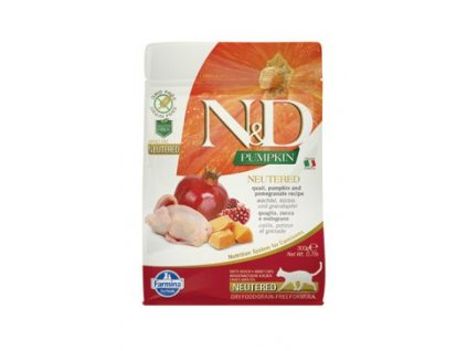 N&D Pumpkin CAT NEUTERED Quail & Pomegranate 1,5 kg