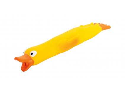 Kachna kamikadzes křupavým zvukem, 19 cm, žlutá