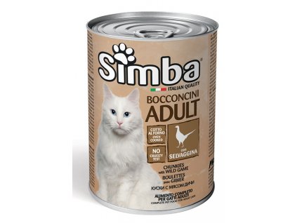 SIMBA Cat Divočina kousky 415g