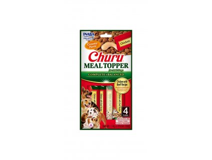 Churu Dog Meal Topper Chicken with Beef Recipe 4x14g