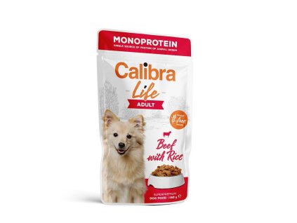 Calibra Dog Life kapsa Adult Beef 150g