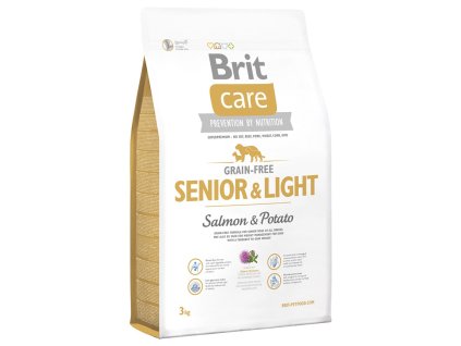 Brit Care Grain-free Senior & Light Salmon & Potato 3 kg