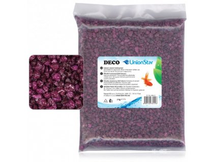 Unionstar štěrk Deco vínový 4-7 mm 2 kg