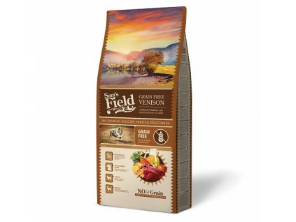44460 sams field grain free venison 13 kg 1