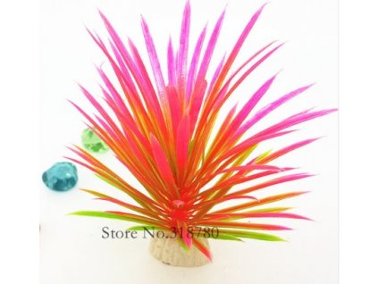 Dekorace rostlina barevná 13 cm