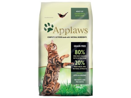 Applaws adult kuře & extra jehně 400 g