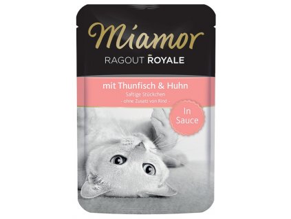 Kapsička MIAMOR Ragout Royale tuňák + kuře ve šťávě 100 g