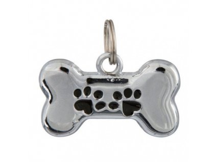 Přívěsek na obojek tvar KOST 3,5 x 2 cm