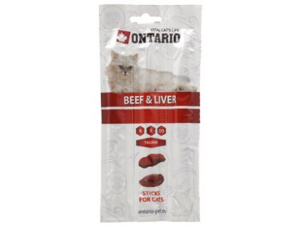 ONTARIO Stick for cats Beef&Liver 3x5 g