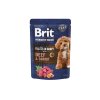 Brit Premium Dog Fillets Gravy Beef&Carrot 85g