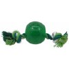 Dog Fantasy Hračka Strong míček guma s provazem 8,2 cm