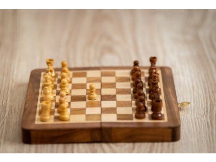 4181 4181 magneticke drevene sachy lux mini