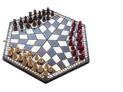 3 Personen Schach  Versandkostenfrei