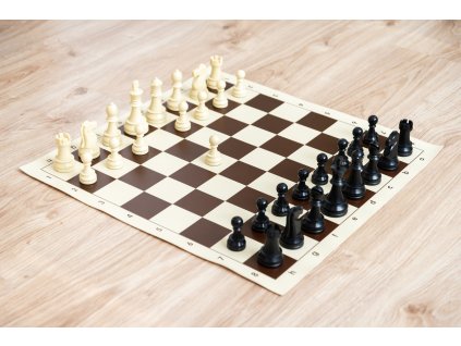 4678 sachova suprava dgt komplet velka hneda