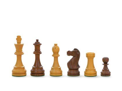 5329 2 sachove figurky zlaty palisander klasik