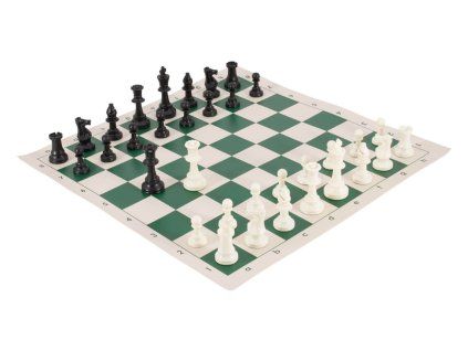 6081 sachova suprava komplet velka zelena