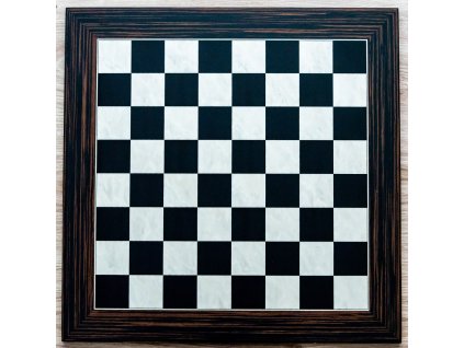 Schachbrett schwarzes Ebenholz Deluxe