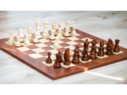 6588 3 sachova suprava staunton mahagony deluxe