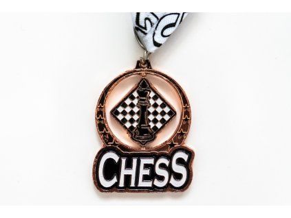 6867 1 sachova medaila chess bronzova
