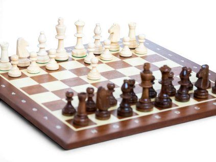 7215 8 drevene sachy glaze javor