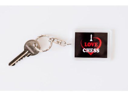 7287 sachova klucenka i love chess