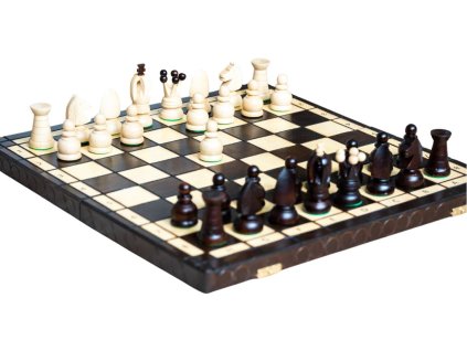 7395 12 drevene sachy kralovske stredne